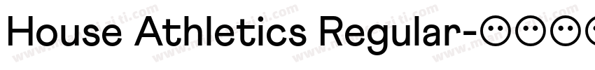 House Athletics Regular字体转换